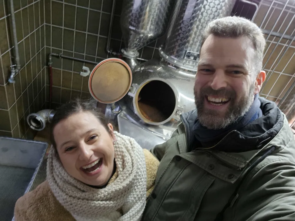 Selfie mit der Brennerei
